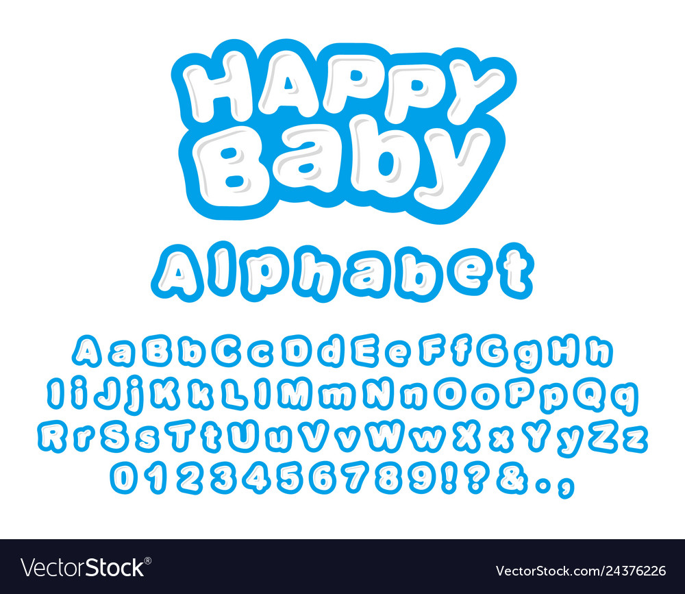 Cheerful Baby Alphabet Set