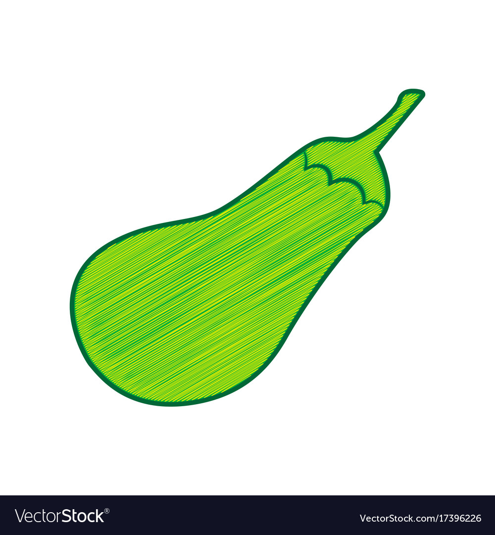 Auberginenschild Salatzutat gesund Gemüse