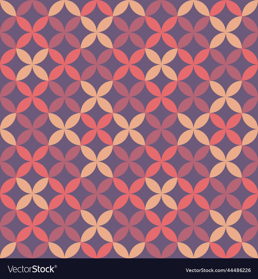 Geometric circle seamless pattern background vector image Geometric circle seamless pattern background