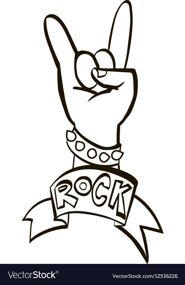 Hard rock graphic design