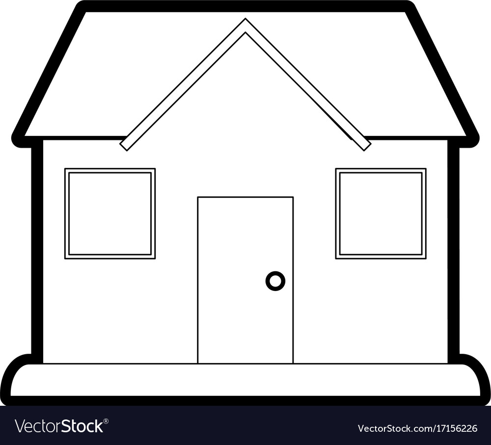 Isolated House Design Royalty Free Vector Image