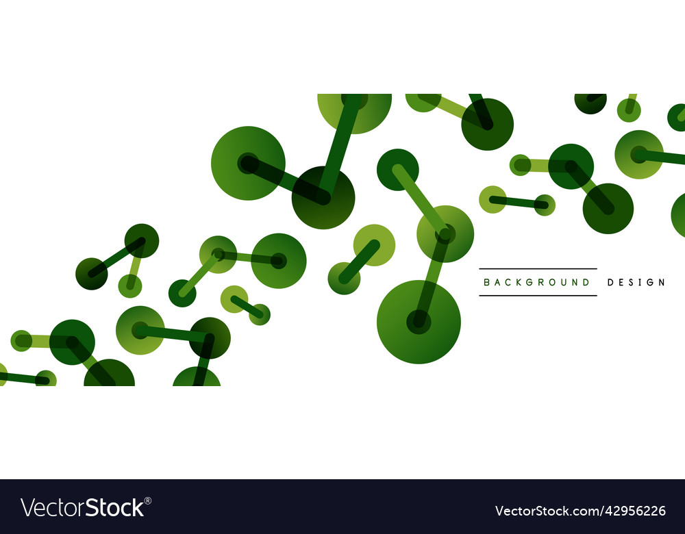 Network concept abstract background dots vector image Network concept abstract background dots