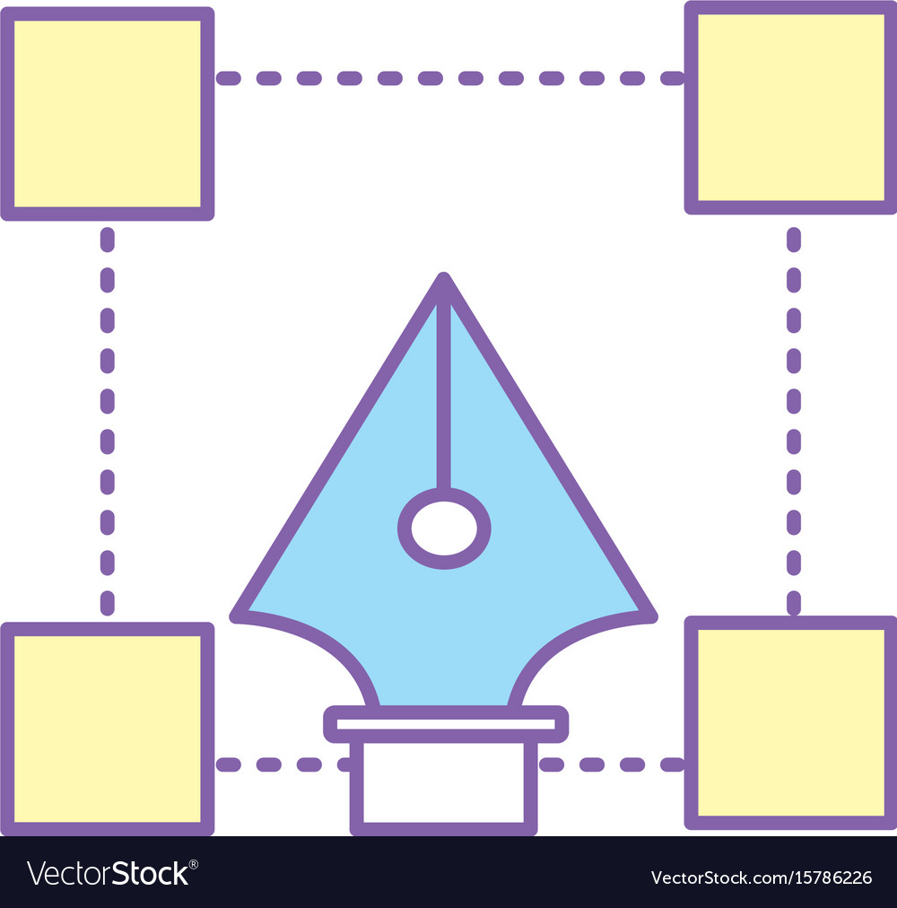 Pen with nodes design image