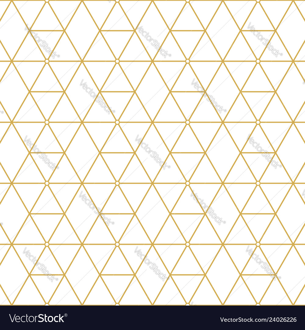 Retro pattern gold squares vector image Retro pattern gold squares