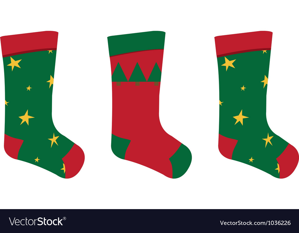 Stocking Royalty Free Vector Image - VectorStock