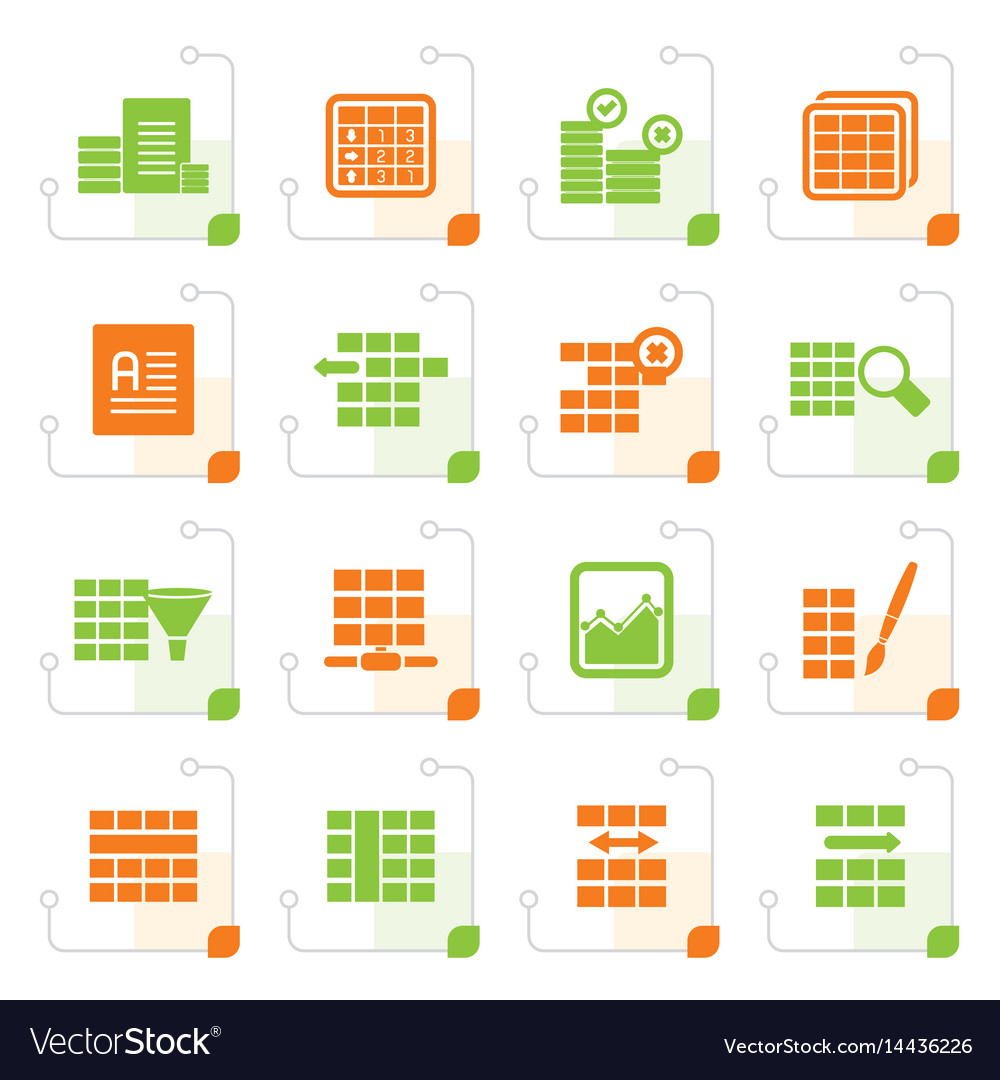 Table and Database Icons