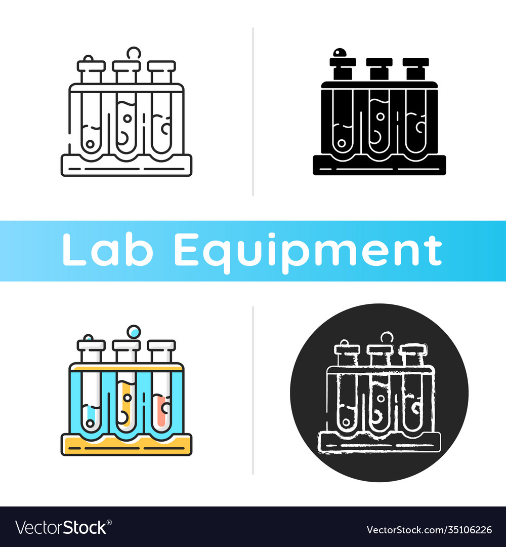 Test tube rack icon