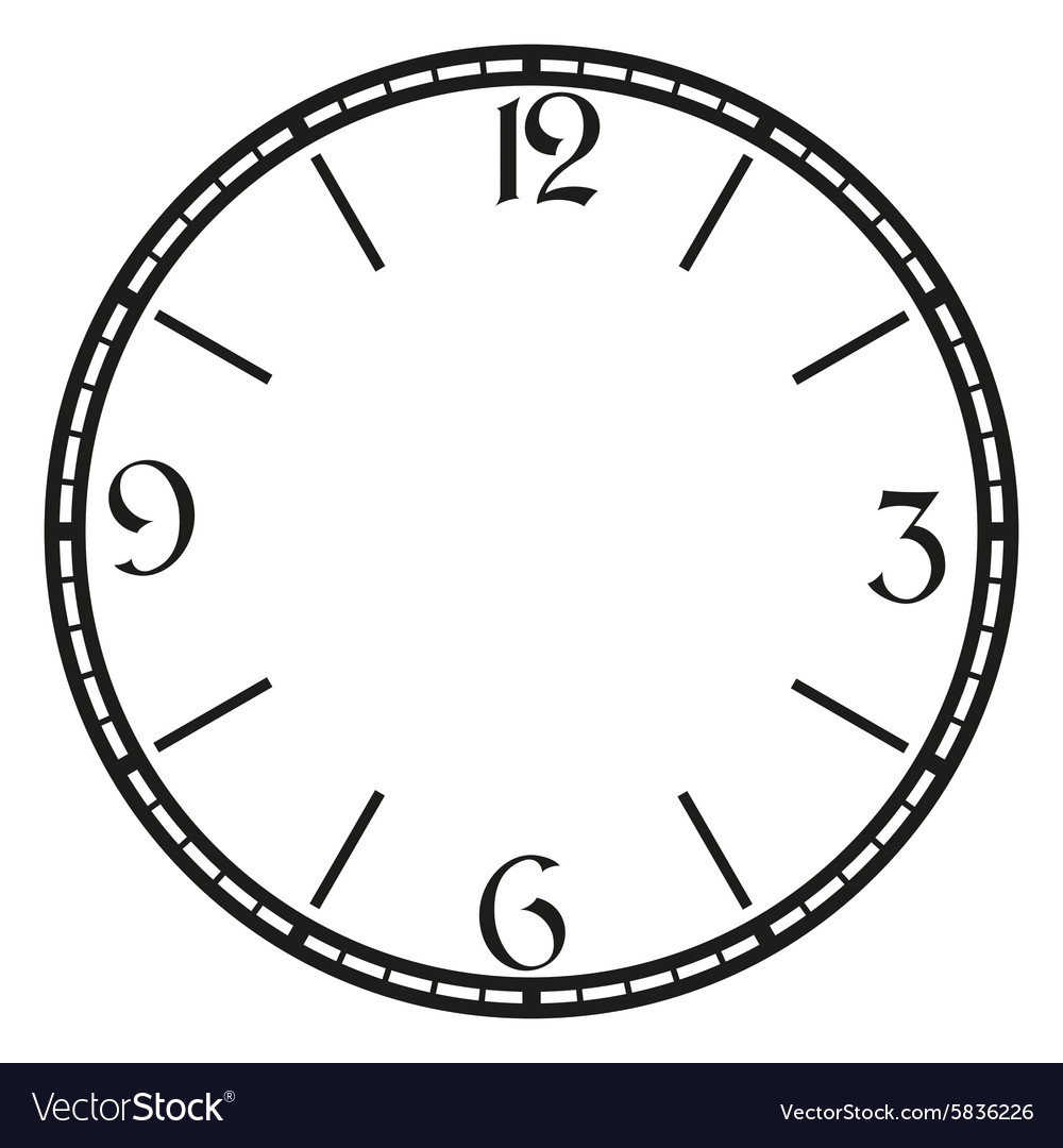Vintage clock Royalty Free Vector Image - VectorStock