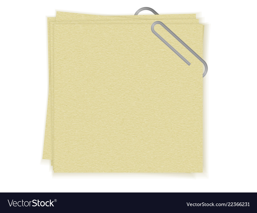 Blank for text crafting paper template Royalty Free Vector