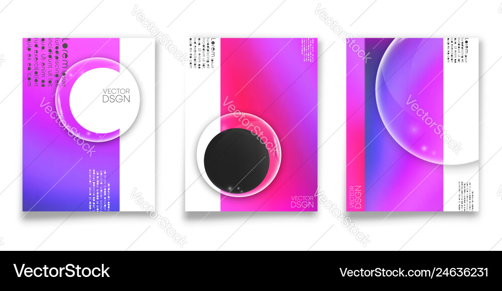 Cover Gradient Design Background For The Banner Vector Image