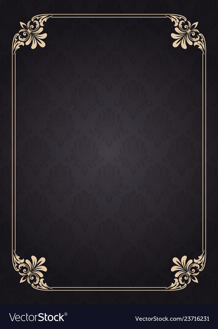 Decorative frame Royalty Free Vector Image - VectorStock