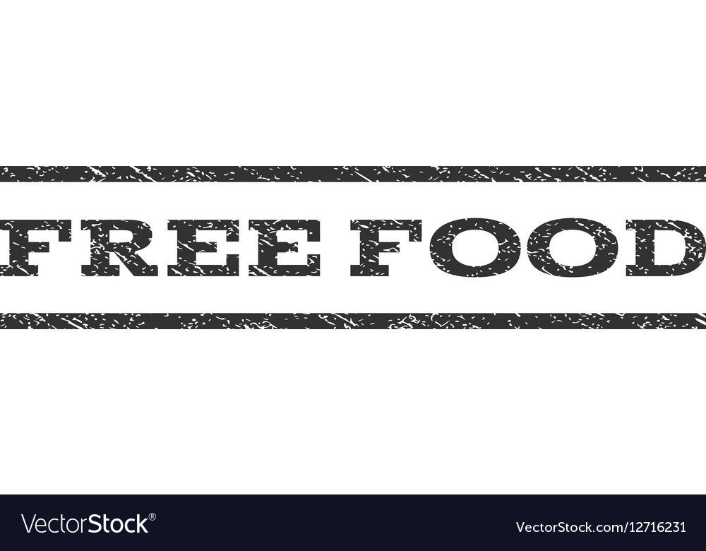 Free food watermark stamp Royalty Free Vector Image