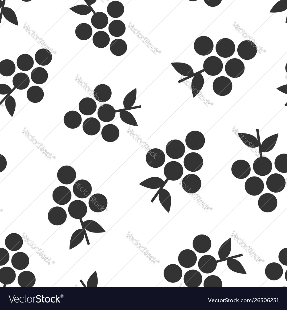 Grape fruits sign icon seamless pattern