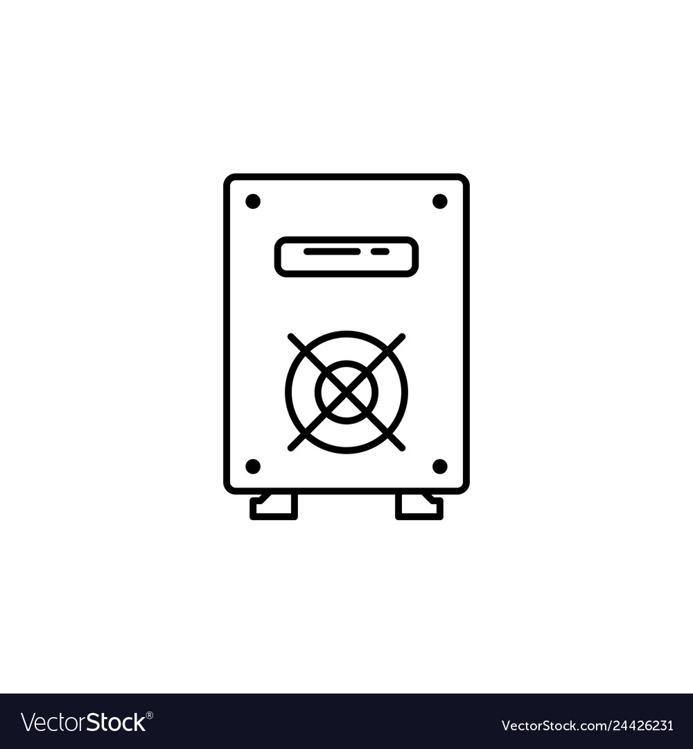 Server icon simple element concept symbol