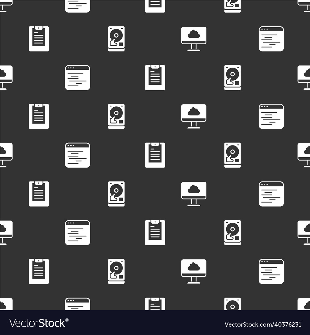 Set cloud technology data transfer software Vector Image Set cloud technology data transfer software