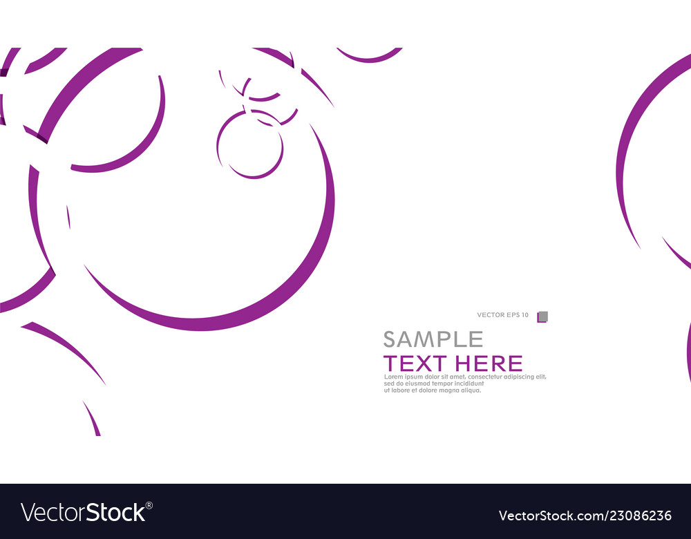 Abstract background with circles