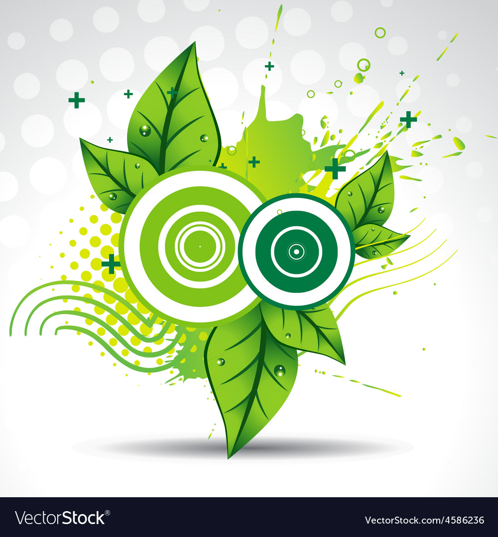 Abstract Leaf Pattern