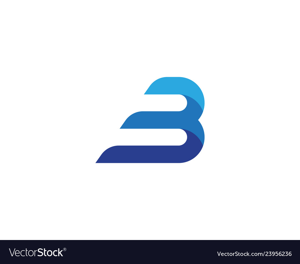 B letter Royalty Free Vector Image - VectorStock