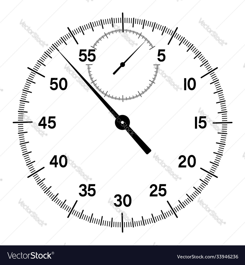 Mechanical Stopwatch Dial