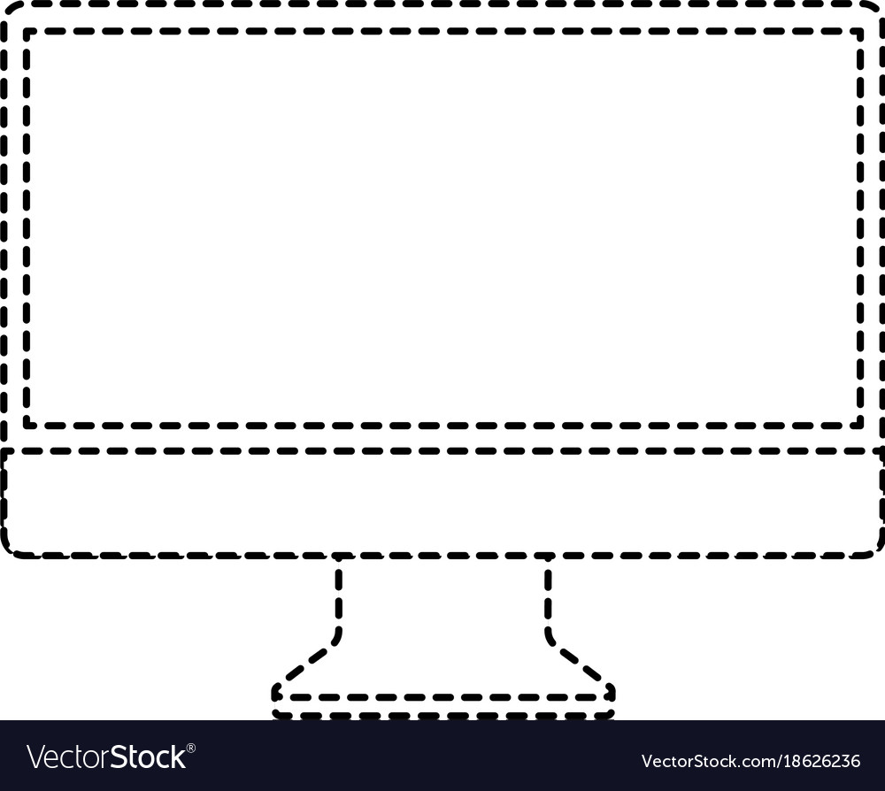 Monitor computer technology device screen blank