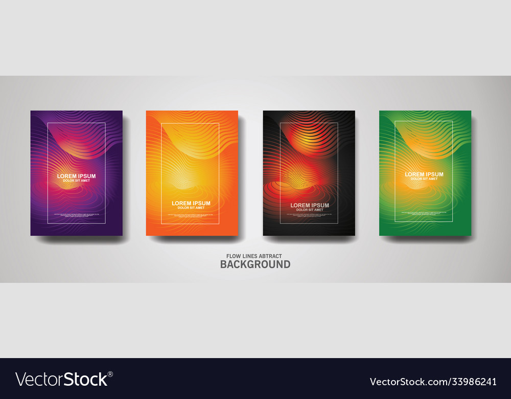 Abstract flow lines pattern background vector image Abstract flow lines pattern background