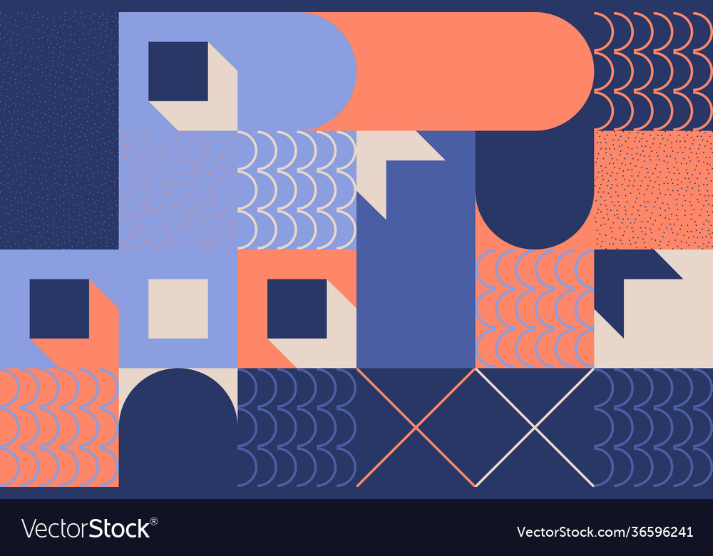 Abstract pattern design elements vector image Abstract pattern design elements