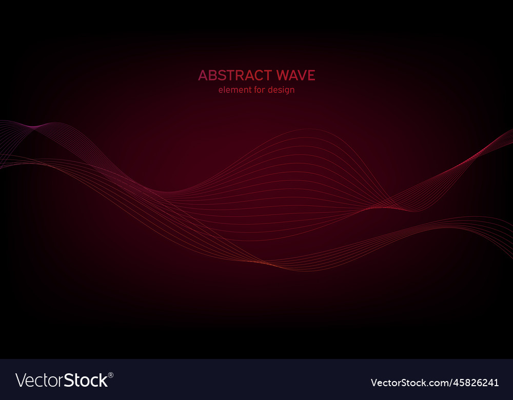 Abstract wave element for design digital vector image Abstract wave element for design digital