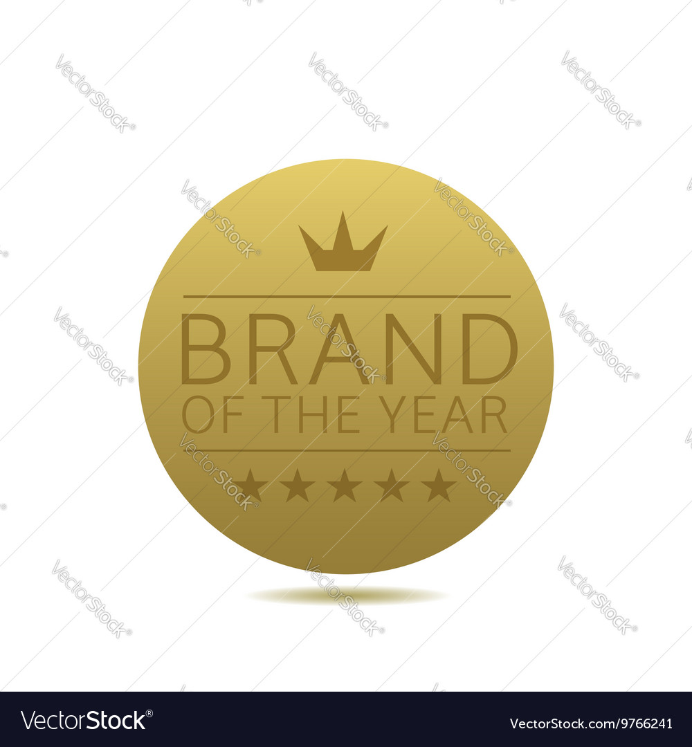 Brand of the year label