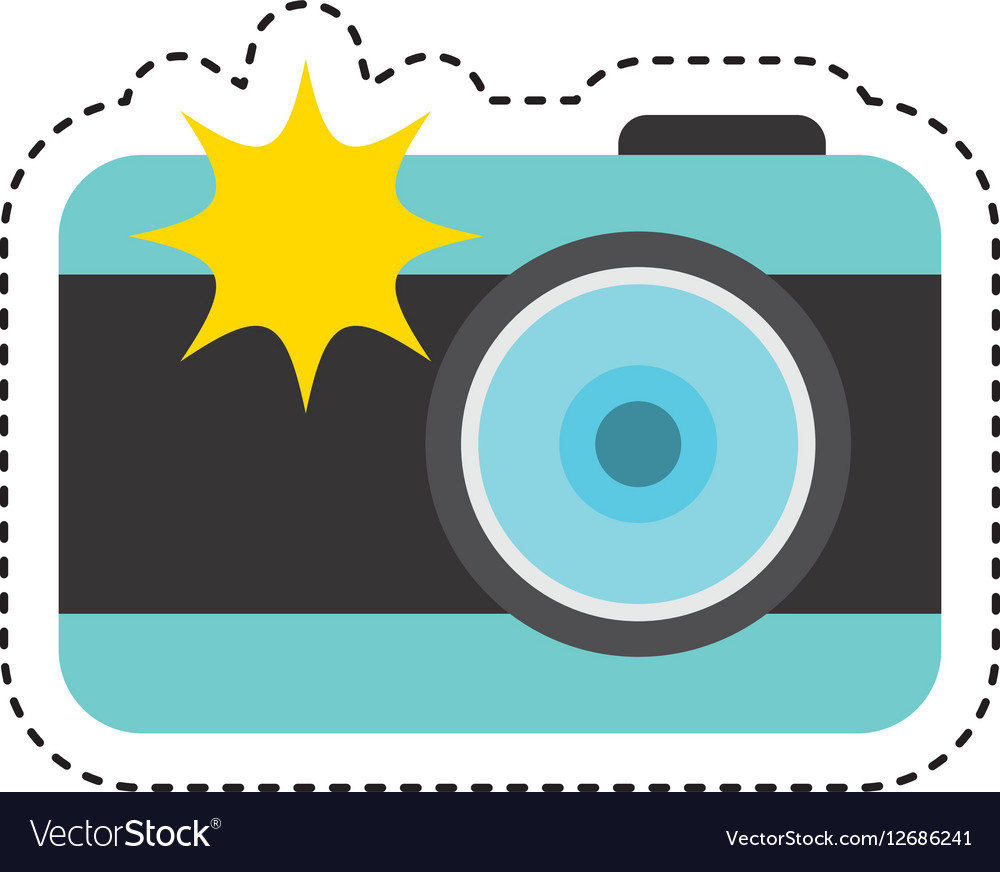 Camera with Flash Icon