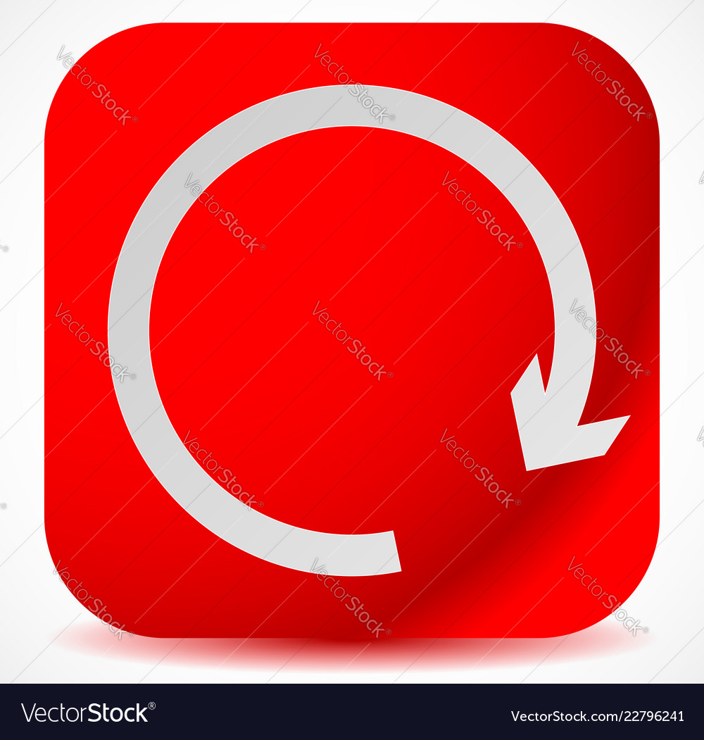 Kreisschlaufe Erfrischungszyklus im Uhrzeigersinn rechts vector image Kreisschlaufe Erfrischungszyklus im Uhrzeigersinn rechts
