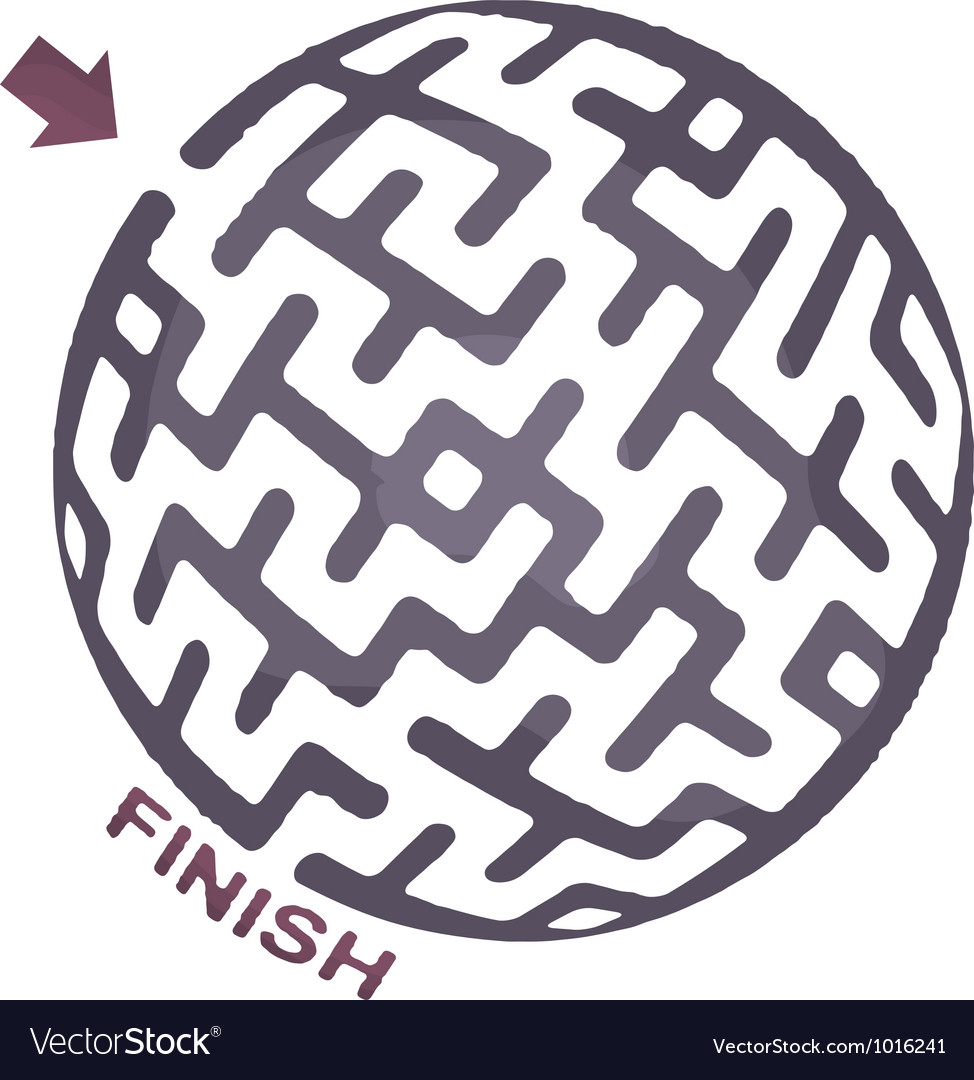 Complex Maze Pattern