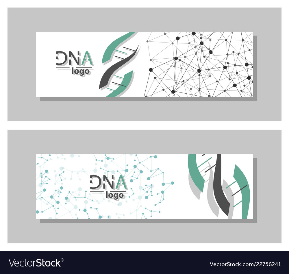 Dna molecule brochure template flyer layout