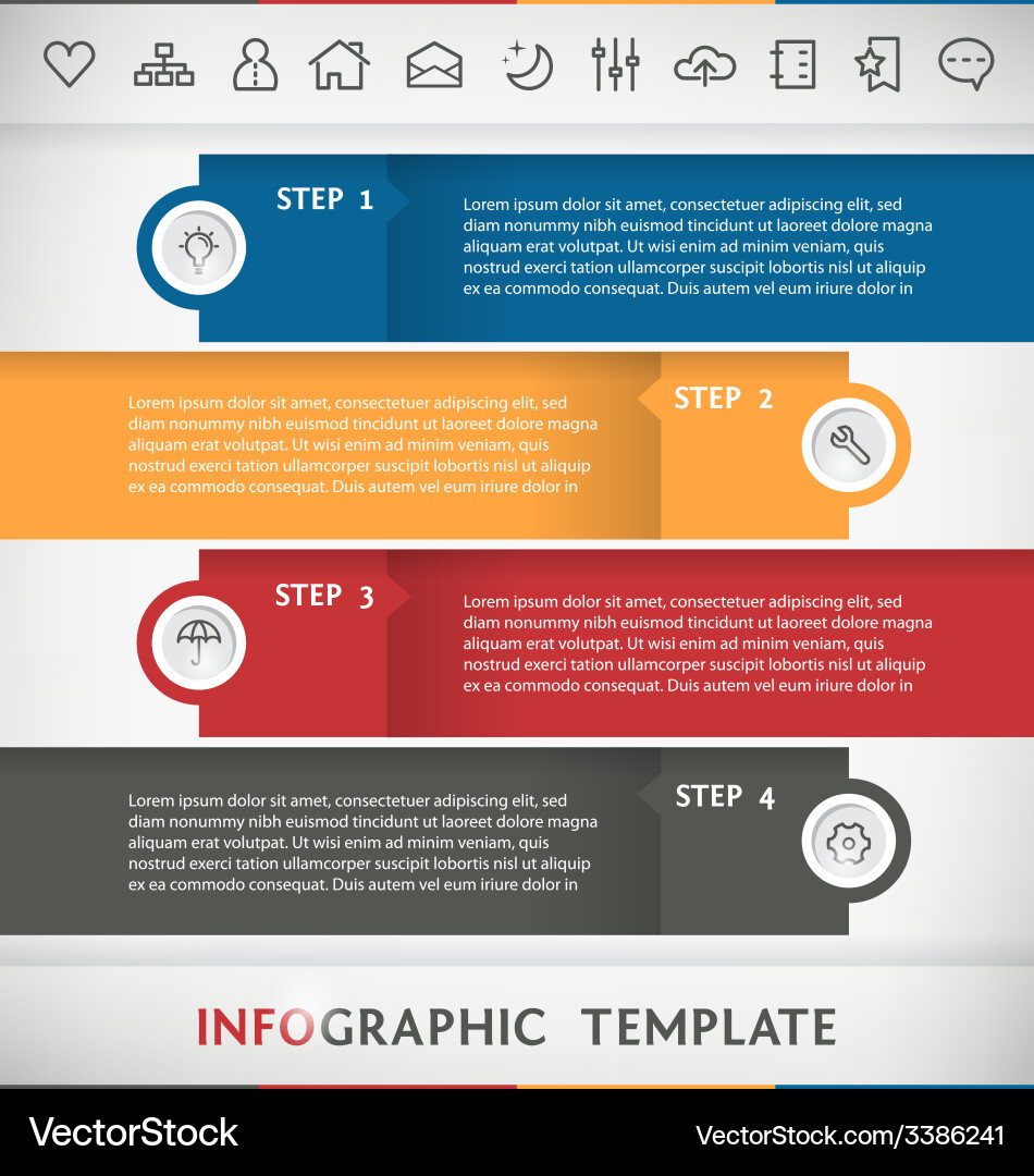 Infographic Royalty Free Vector Image - VectorStock