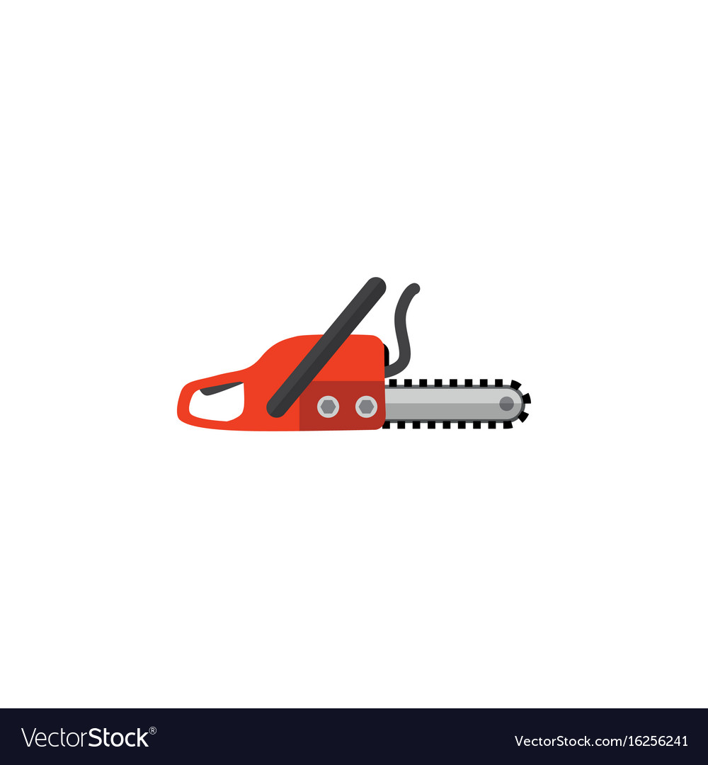 Isolated saw flat icon hacksaw element can