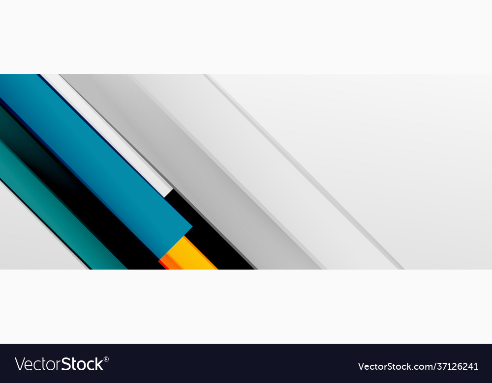 Multicolored lines background design template Vector Image Multicolored lines background design template