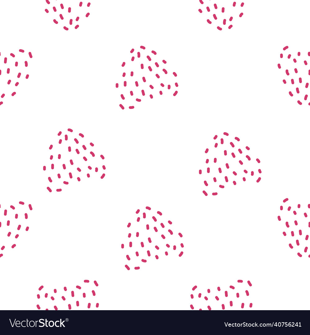 Seamless pattern modern geometric hand drawn seed