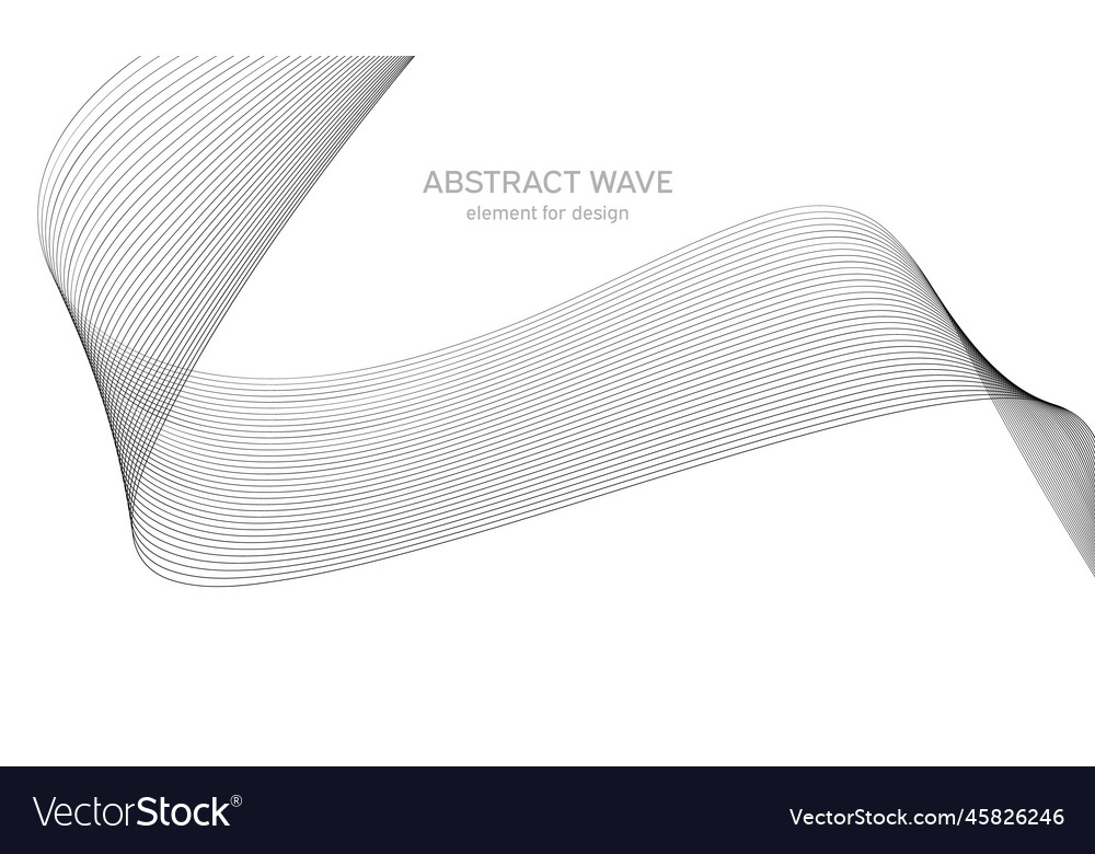 Abstract wave element for design digital vector image Abstract wave element for design digital