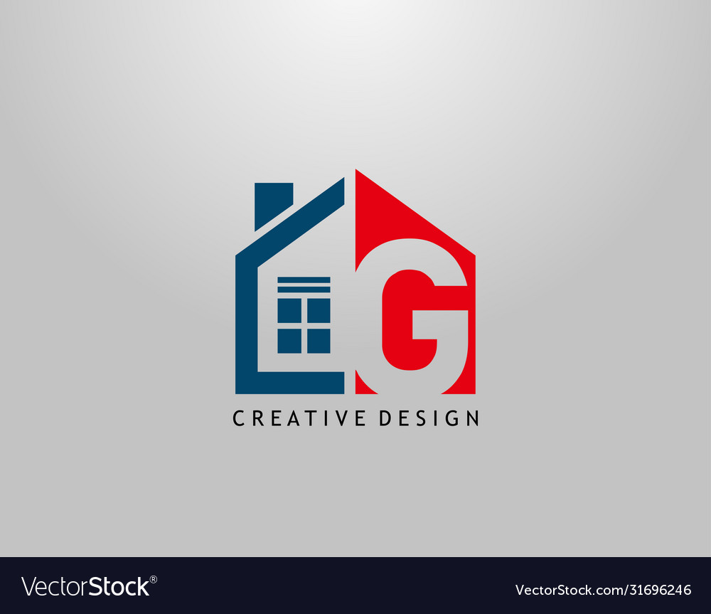 G letter logo negative space initial