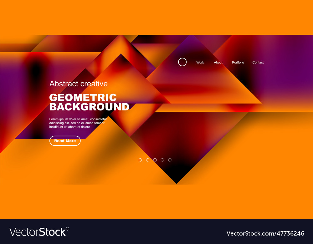 Geometric elements - squares and triangles Vector Image Geometric elements - squares and triangles