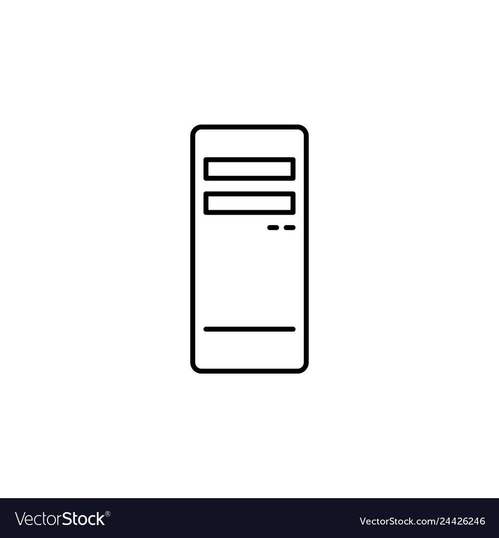 Server icon simple element concept symbol vector image Server icon simple element concept symbol