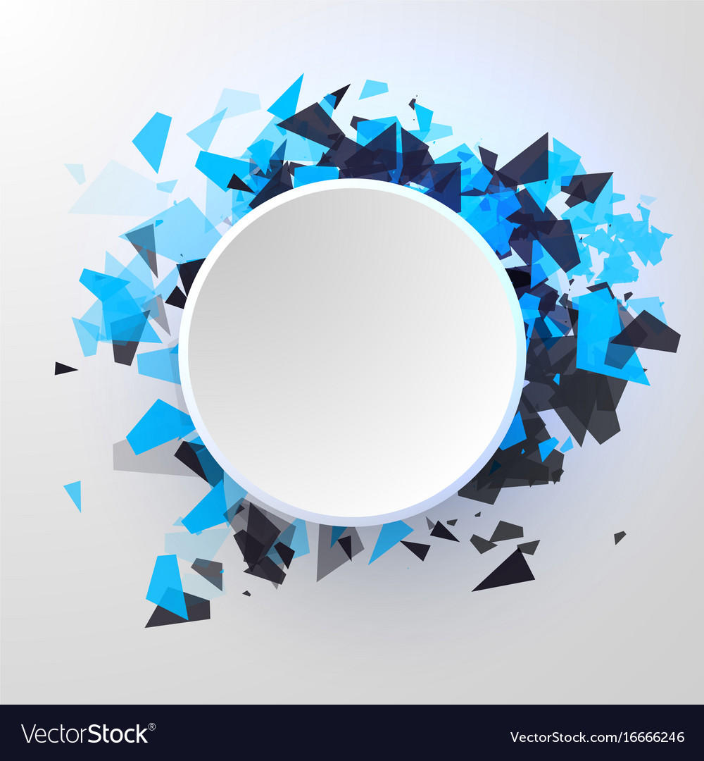 Shatter design element empty space