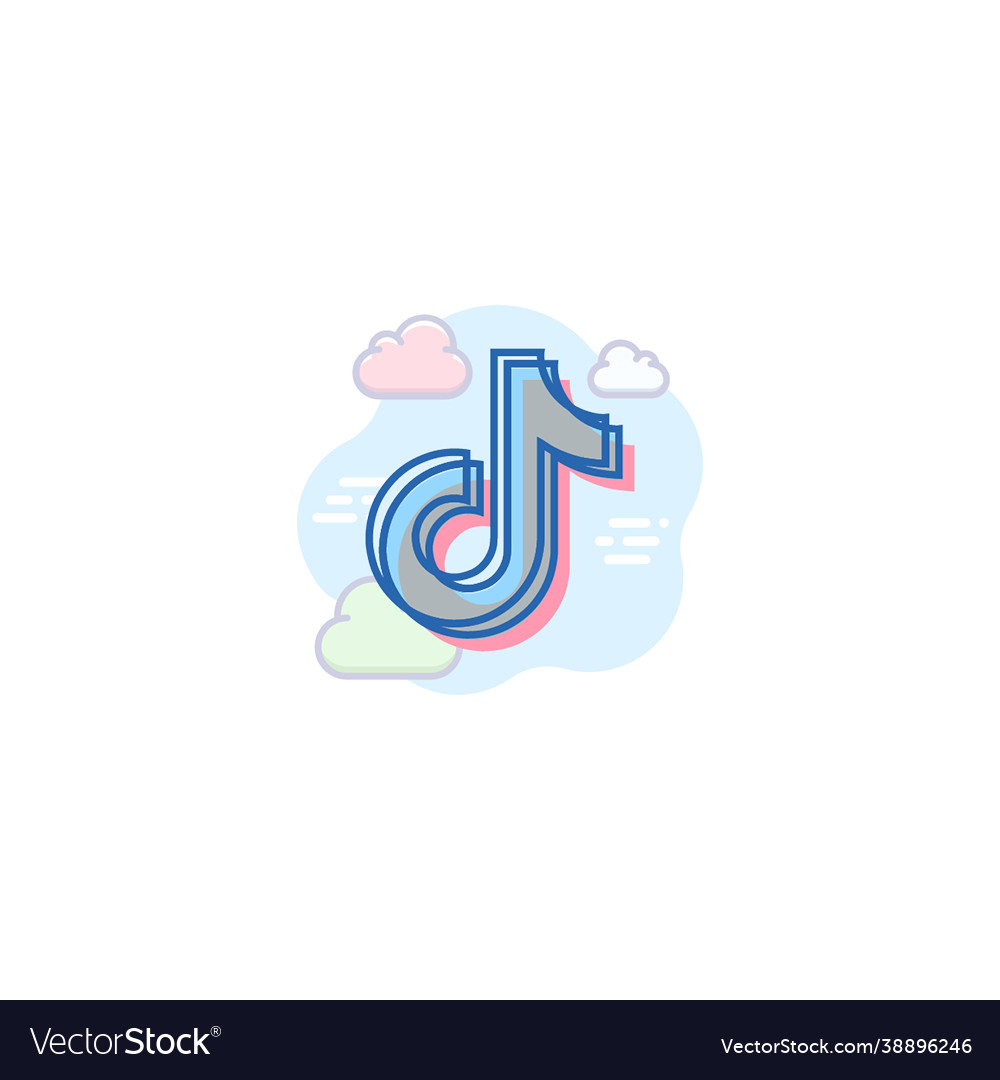 Tiktok Royalty Free Vector Image - VectorStock