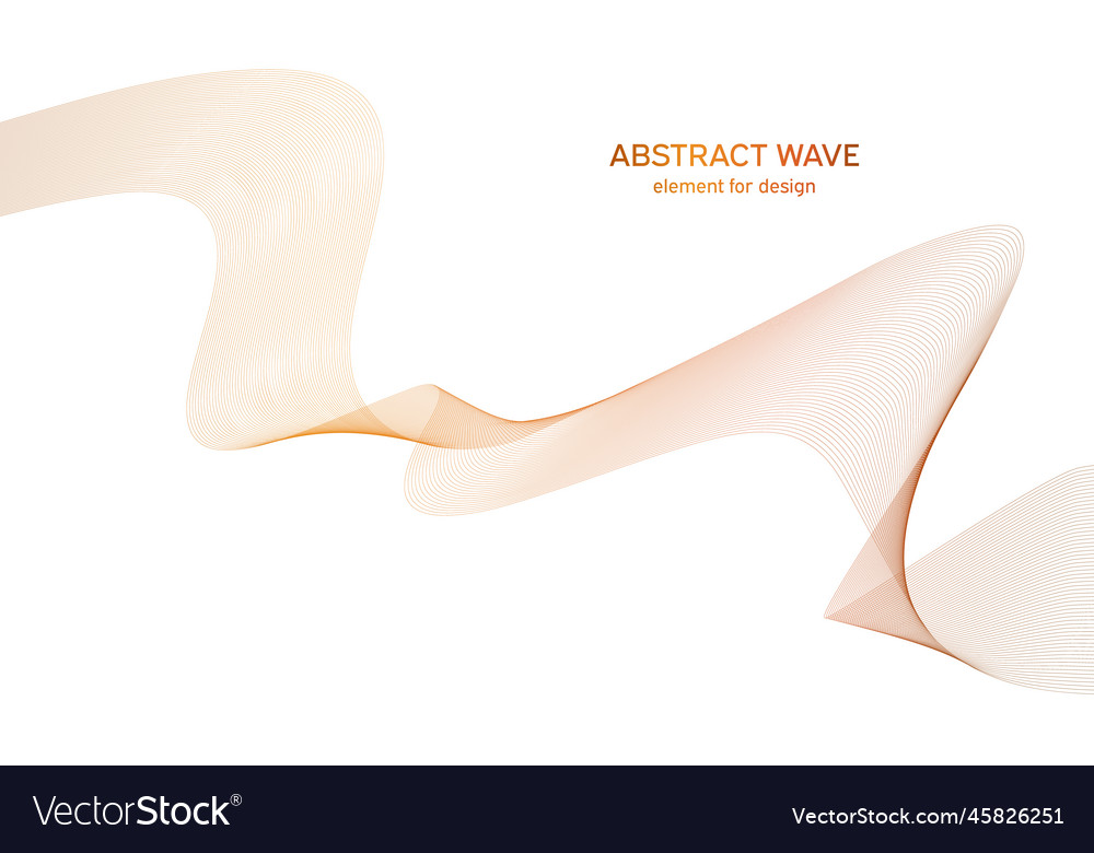 Abstract colorful wave element for design Vector Image Abstract colorful wave element for design