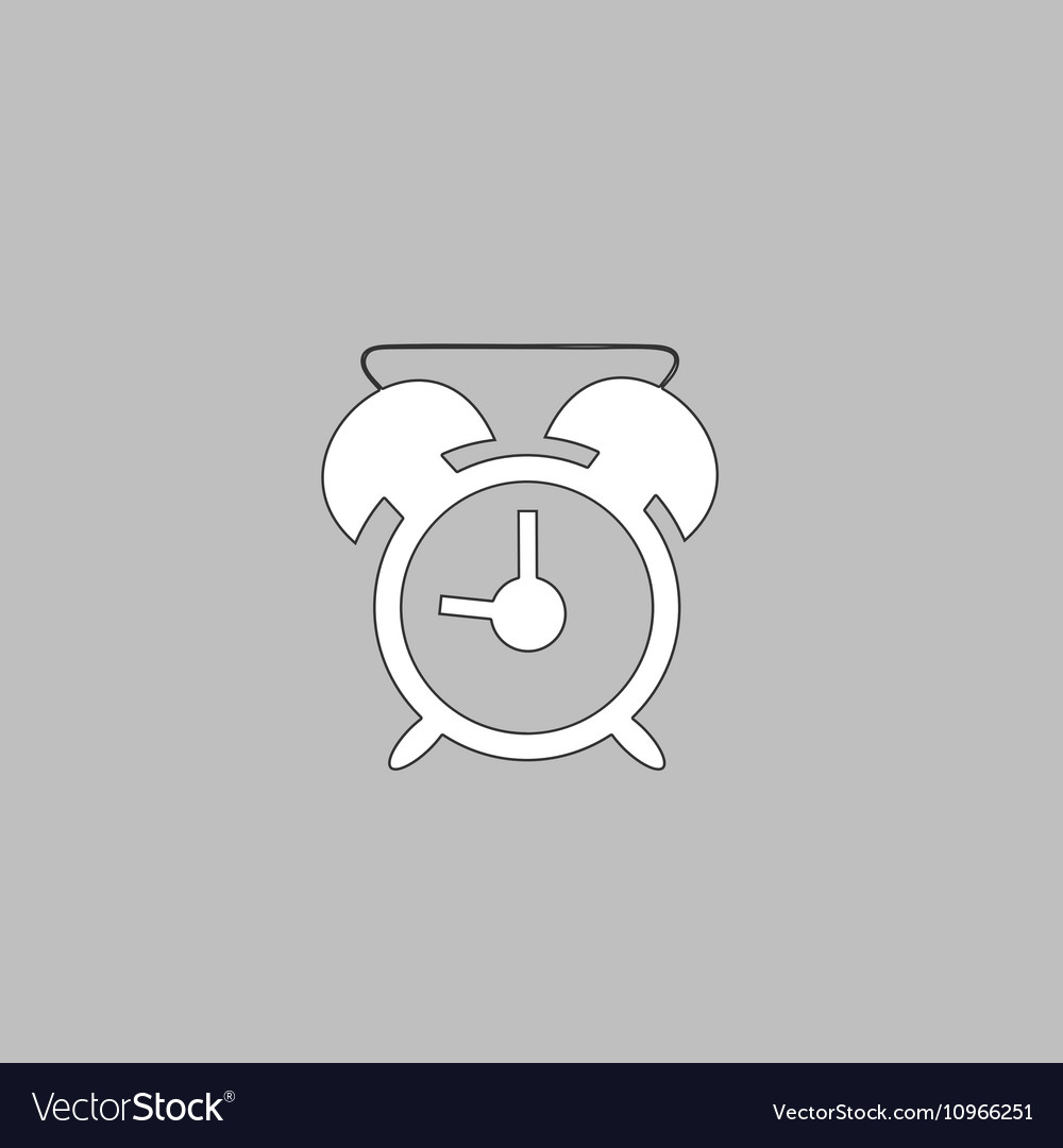 Alarm clock computer symbol