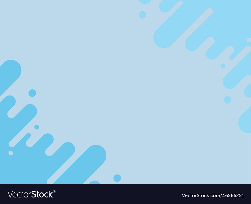 Blue abstract background with drops and lines
