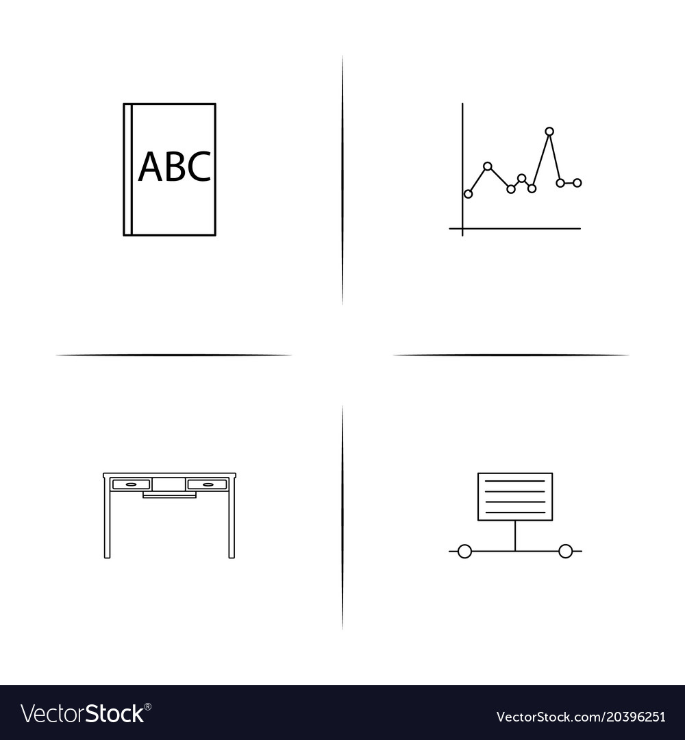 Education and science simple linear icon
