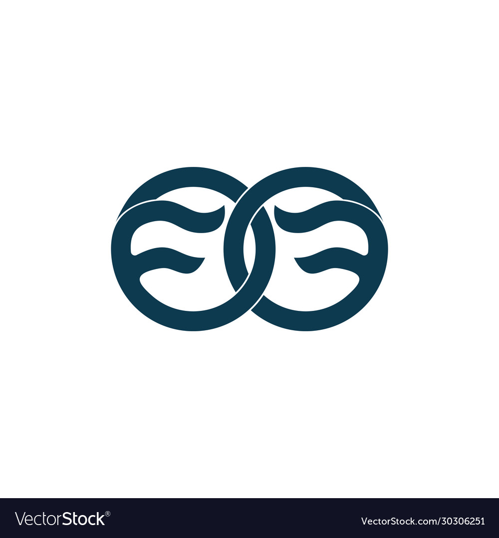 Linked F Initial Logo