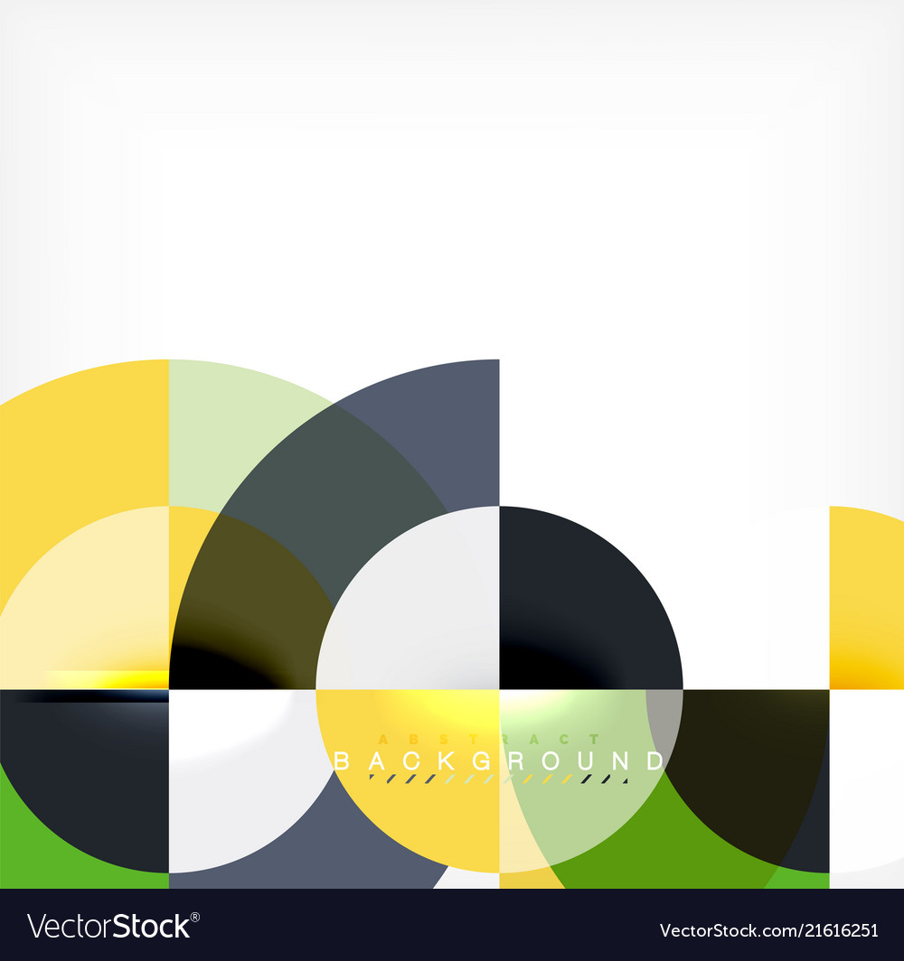 Minimal circle abstract background design Vector Image Minimal circle abstract background design