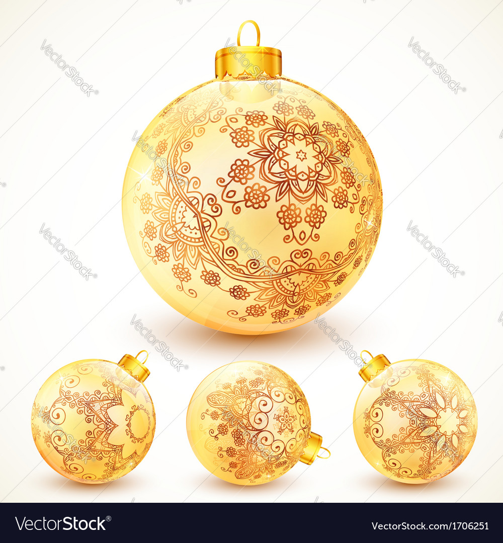 porcelain christmas balls
