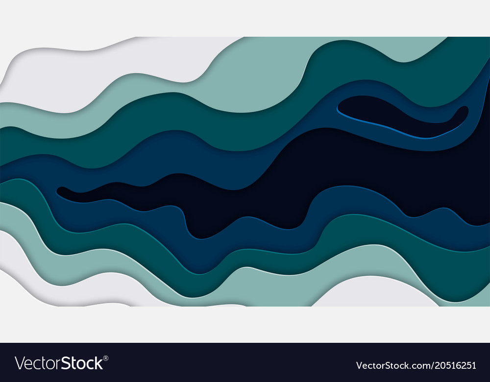 abstract wave art